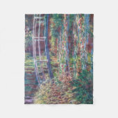 Water Lily Pond (Harmonie Roos), Monet Fleece Deken (Voorkant)