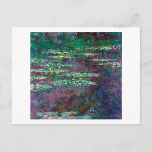 Water Lily Pond, Monet Briefkaart