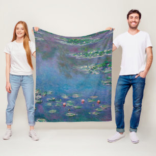 Water Lily Pond, Monet Fleece Deken