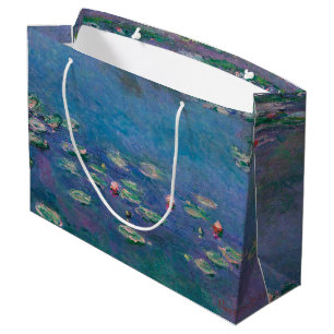 Water Lily Pond, Monet Large Gift Bag Groot Cadeauzakje