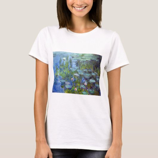 Water Lily Pond, Monet T-shirt (Voorkant)