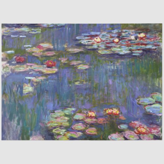 Water Lily Pond, Monet Tissuepapier (Voorkant)