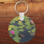 Water Lily Pond Painting Sleutelhanger (Voorkant)