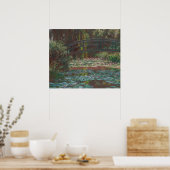 Water Lily Pont door Claude Monet Fine Art Print (Keuken)