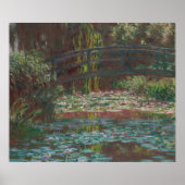 Water Lily Pont door Claude Monet Fine Art Print (Voorkant)
