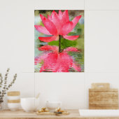 Water Lily Poster (Keuken)