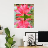 Water Lily Poster (Thuiskantoor)