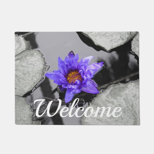 Water Lily Welkom Doormat Deurmat (Voorkant)