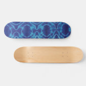 Water Lines Tie Dye Skateboard (Horizontaal)