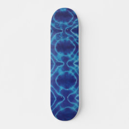 Water Lines Tie Dye Skateboard