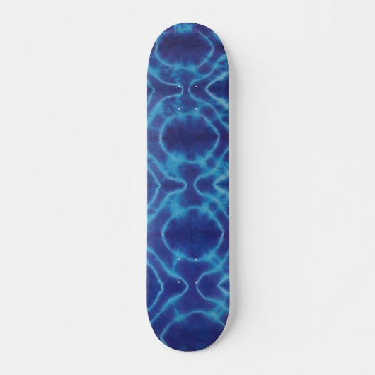 Water Lines Tie Dye Skateboard (Voorkant)