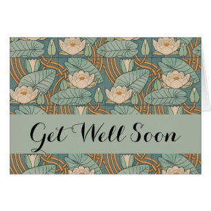 Water Lys Lily Art Nouveau Nature