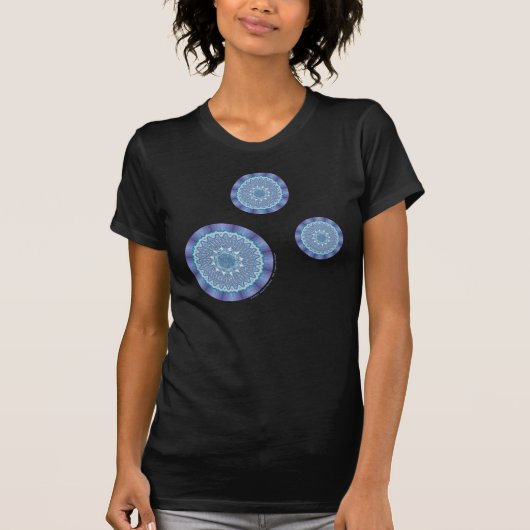Water Mandala Donker Shirt vrouwen (Voorkant)