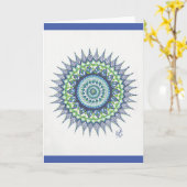 Water Mandala Kaart (Gele Bloem)