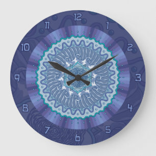 Water Mandala-klok Grote Klok