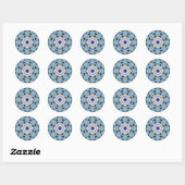 Water Mandala - Stickers (Feuille)