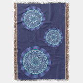 Water Mandala Throw Blanket Deken (Voorkant Verticaal)