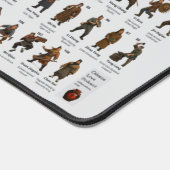 Water Margin Desk Mat: Outlaws Bureaumat (Hoek)