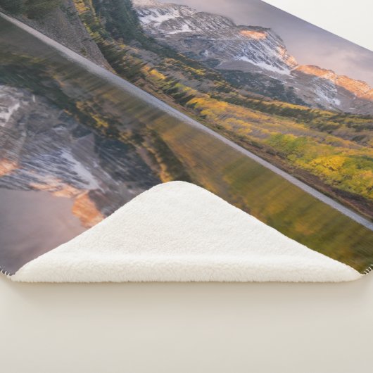 Water | Maroon Bells Colorado Sherpa Deken (3/4)