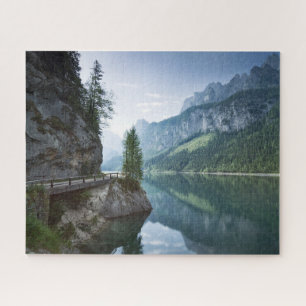 Water   Meer van Gosau Salzkammergut Oostenrijk Legpuzzel