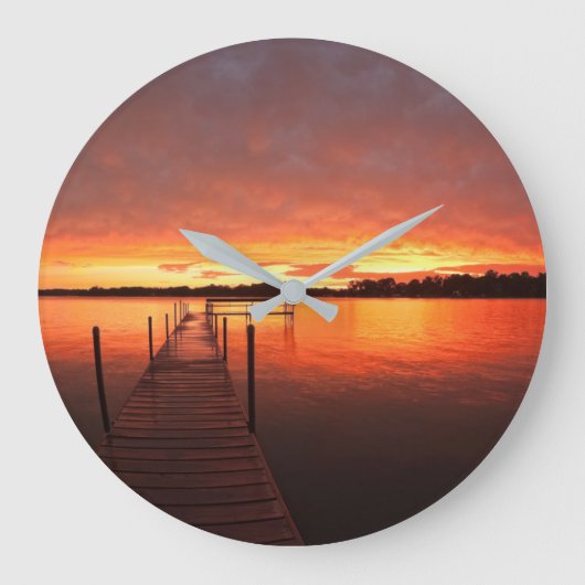 Water | Meer van Minnetonka, Minnesota Grote Klok (Voorkant)