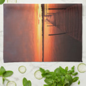 Water | Meer van Minnetonka, Minnesota Theedoek (Gevouwen)