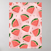 Water Melon Pattern Poster (Voorkant)