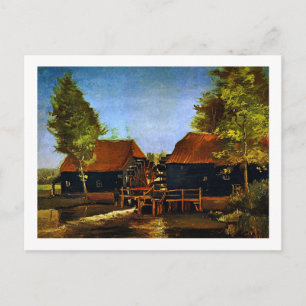 Water Mill bij Kollen (F48a) Van Gogh Fine Art Briefkaart