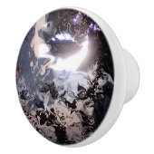Water Moon Magic Swirls Keramische Knop (Rechts)