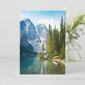 Water | Moraine Lake, Canada Bedankkaart (Staand voorkant)