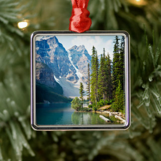 Water | Moraine Lake, Canada Metalen Ornament