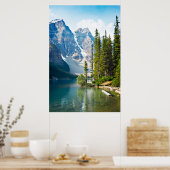 Water | Moraine Lake, Canada Poster (Keuken)