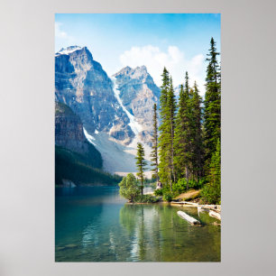 Water Moraine Lake, Canada Poster
