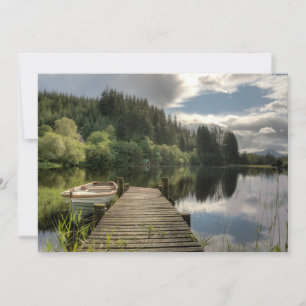 Water Nationaal park Loch Ard Trossachs Bedankkaart