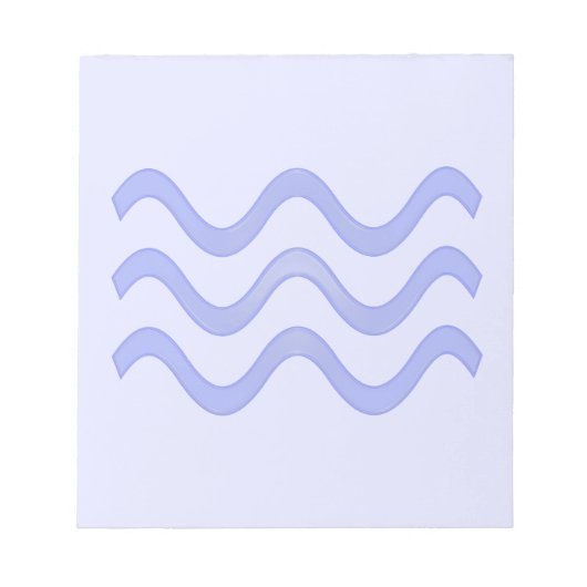 Water Notitieblok (Voorkant)
