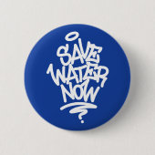 Water nu opslaan ronde button 5,7 cm (Voorkant)