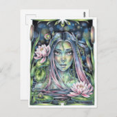 Water Nymph Briefkaart (Voorkant / Achterkant)