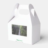 Water Ocean Beach Foto Naam toevoegen Tekst Plaats Bedankdoosjes (Achterkant)