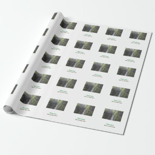 Water Ocean Beach Foto Naam toevoegen Tekst Plaats Cadeaupapier