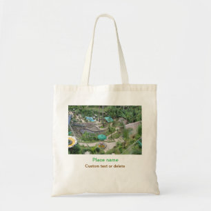 Water Ocean Beach Foto Naam toevoegen Tekst Plaats Tote Bag