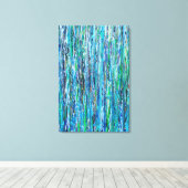 Water Onder de Brug 24x36 Verpakt Canvas (Insitu (Houten vloer))