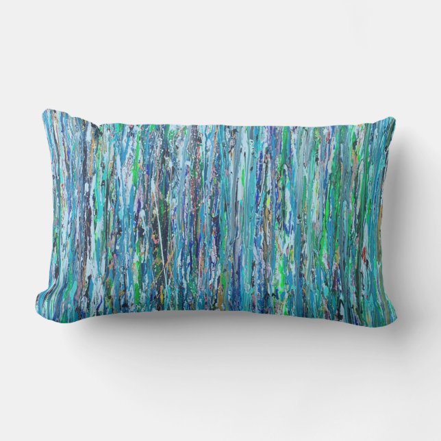 Water Onder de Brug Openlucht Lumbaal Sierkussen Buitenkussen (Voorkant)