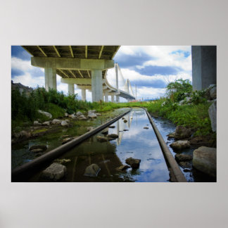 Water onder de brug poster