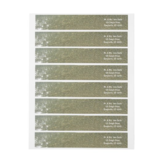 Water op Abstracte Natuur Beach I Fotografie (Vel)