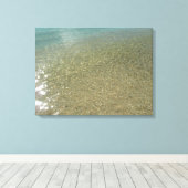 Water op Abstracte Natuur Beach I Fotografie Canvas Afdruk (Insitu (Houten vloer))