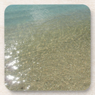 Water op Abstracte Natuur Beach I Fotografie Drankjes Onderzetter