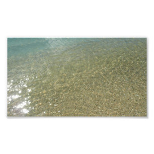 Water op Abstracte Natuur Beach I Fotografie Foto Afdruk