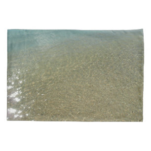 Water op Abstracte Natuur Beach I Fotografie Kussensloop