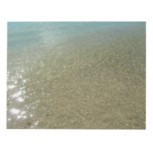 Water op Abstracte Natuur Beach I Fotografie Notitieblok