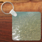Water op Abstracte Natuur Beach I Fotografie Sleutelhanger (Voorkant)